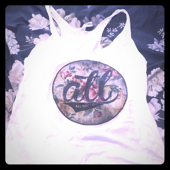 Hot Topic Tops - All Time Low white tank top size medium